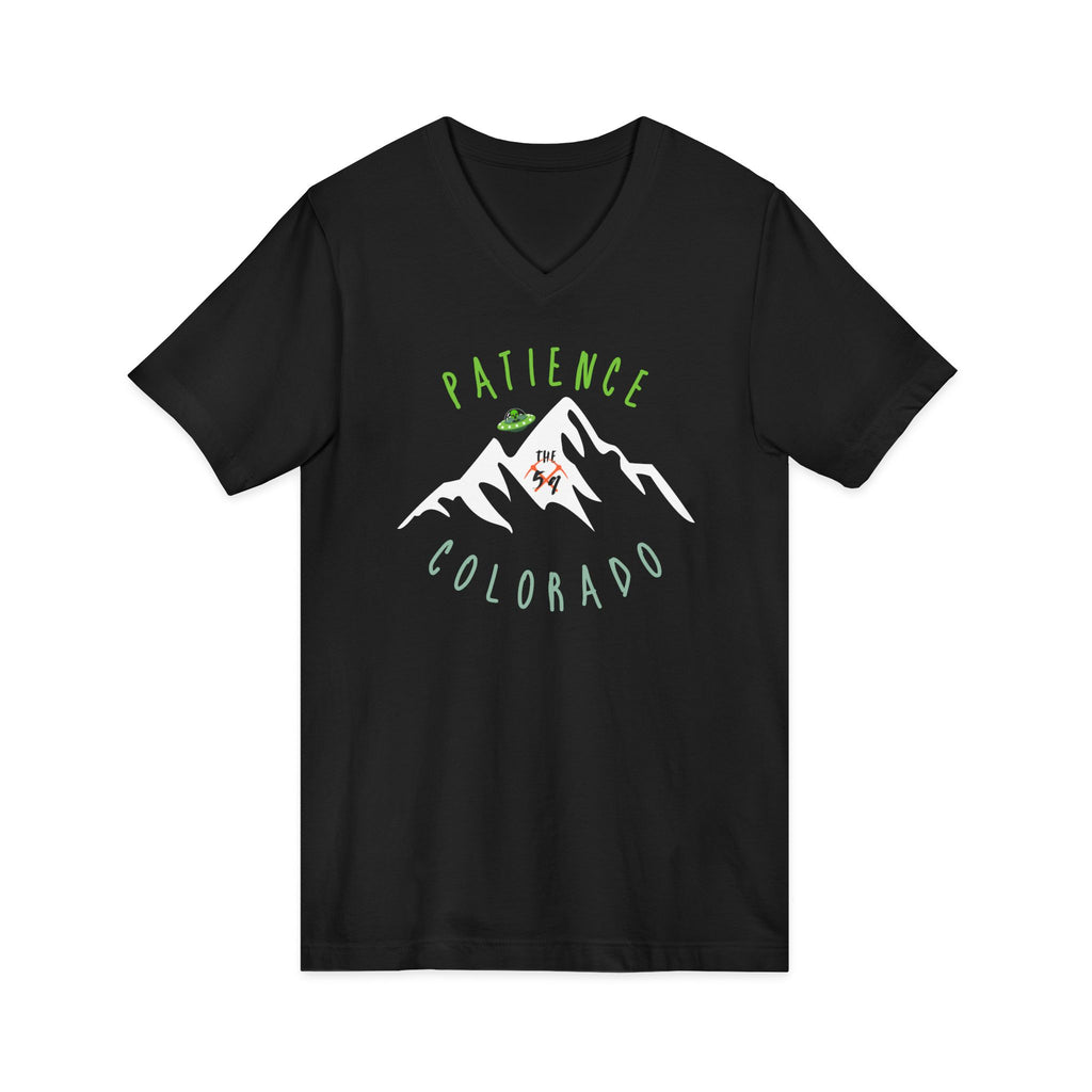 Patience Colorado - Jersey Short Sleeve V-Neck Tee