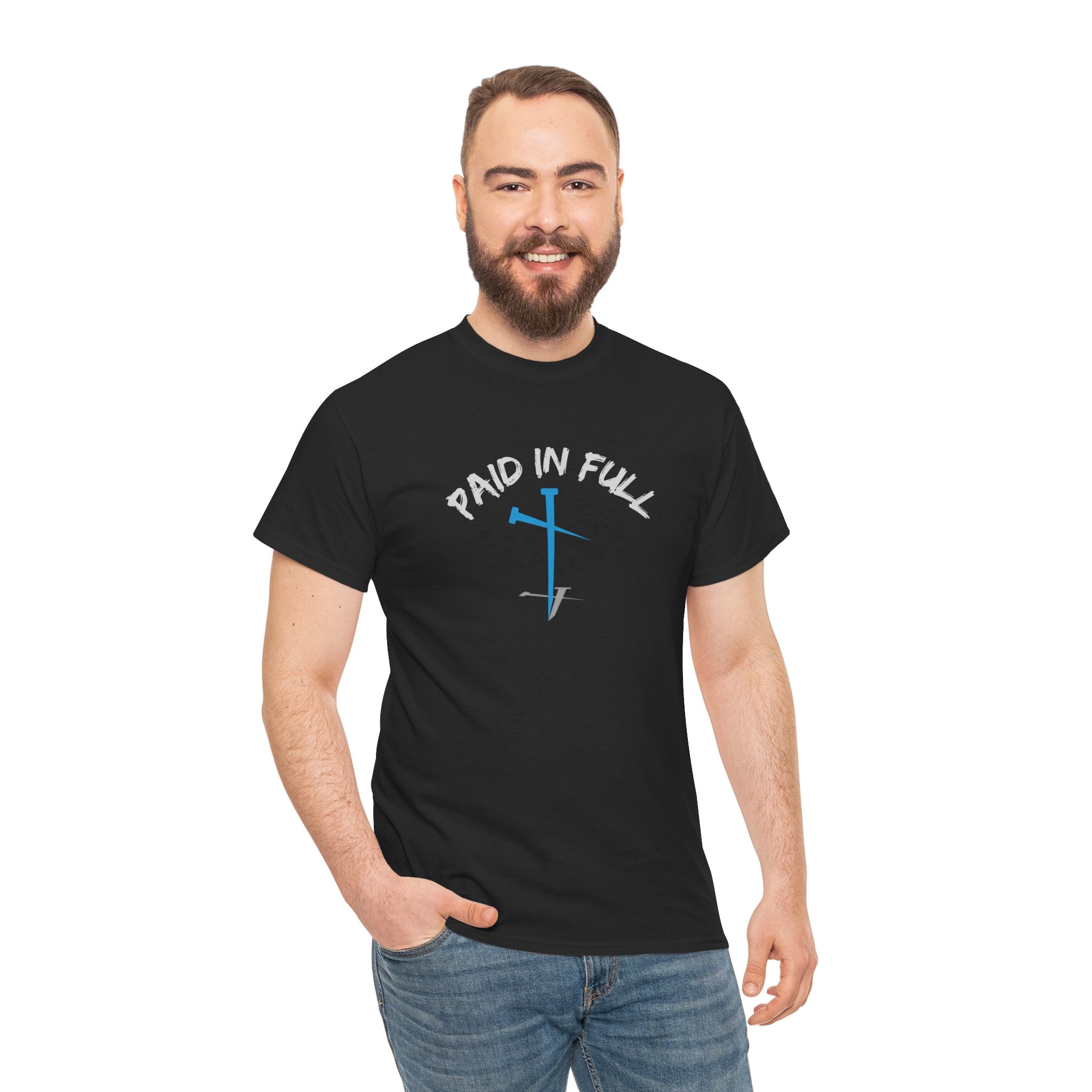 Paid In Full Christian Cross Graphic Tee