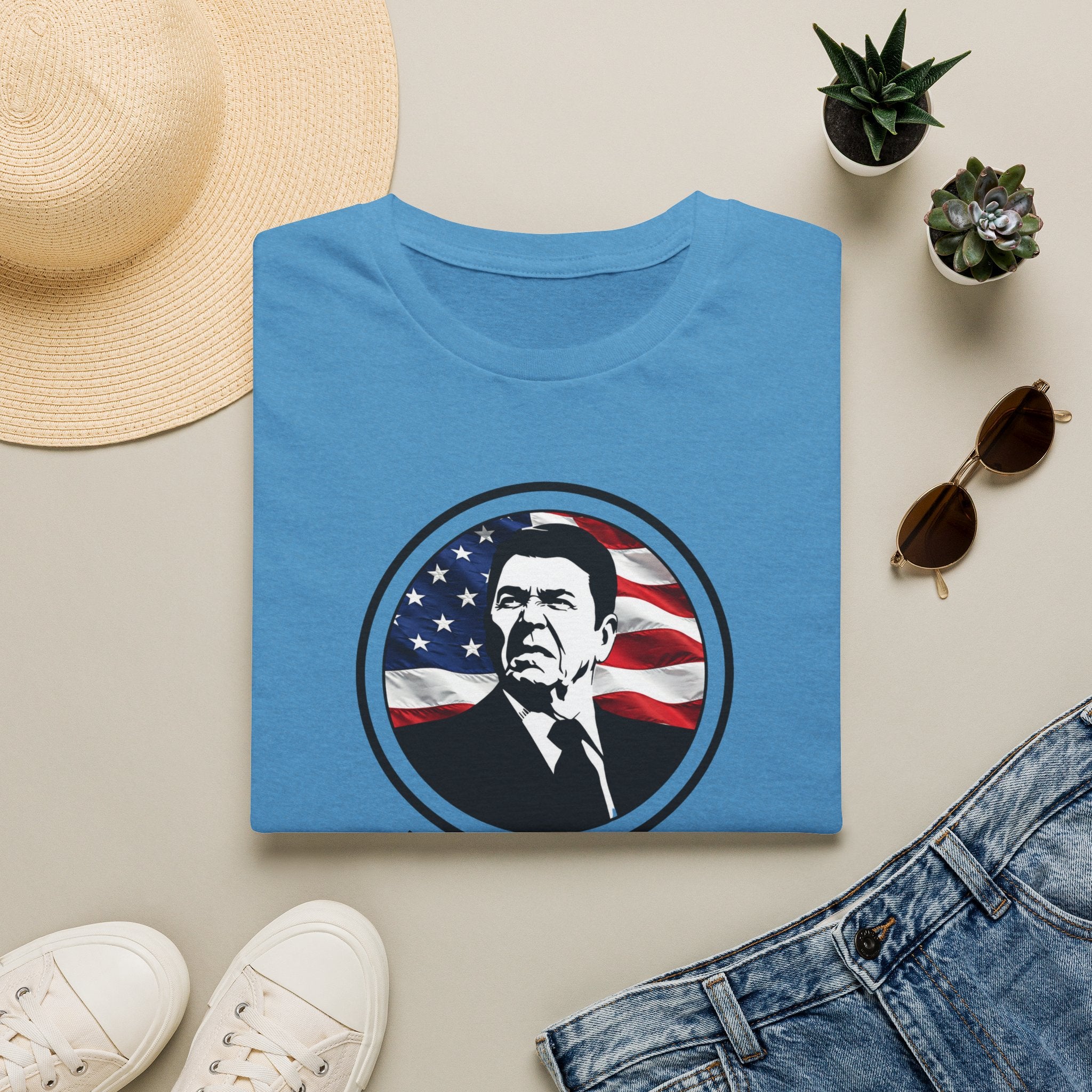 I Smell Commies – Reagan 250 Years Rocking Liberty Patriotic T-Shirt