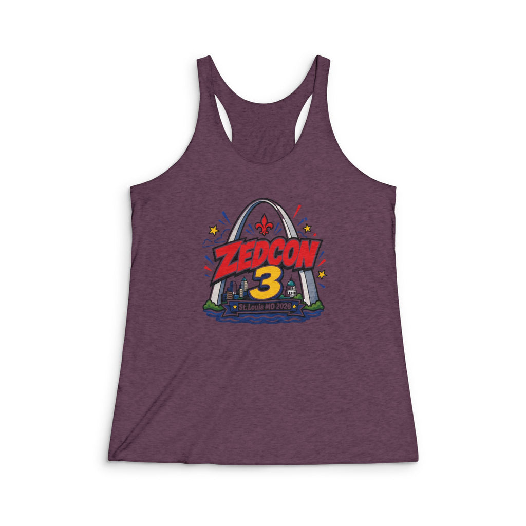 ZedCon 3 Racerback Tank — St. Louis Convention Graphic Tank Top
