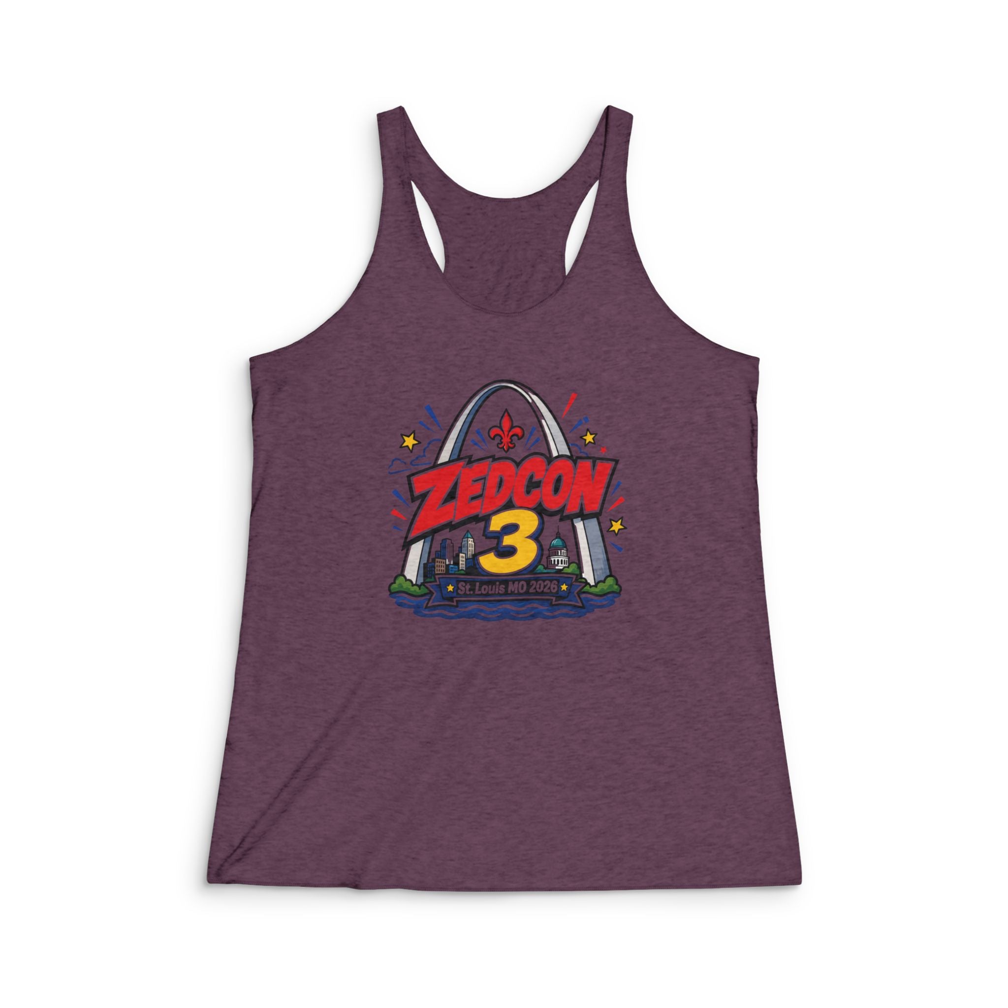 ZedCon 3 Racerback Tank — St. Louis Convention Graphic Tank Top