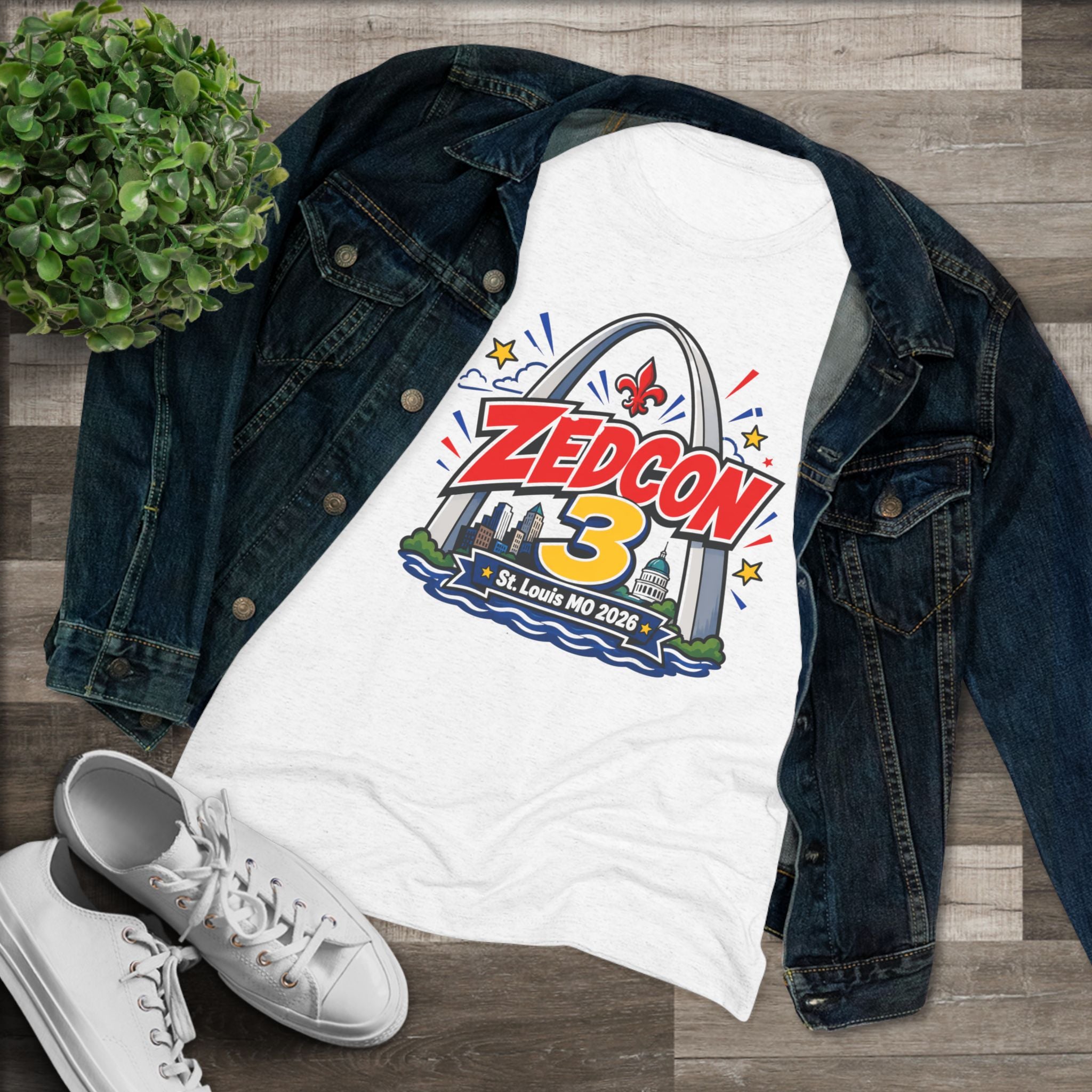 ZEDCON 3 St. Louis 2026  Woman's Event Tee  Comfort Colors 1717