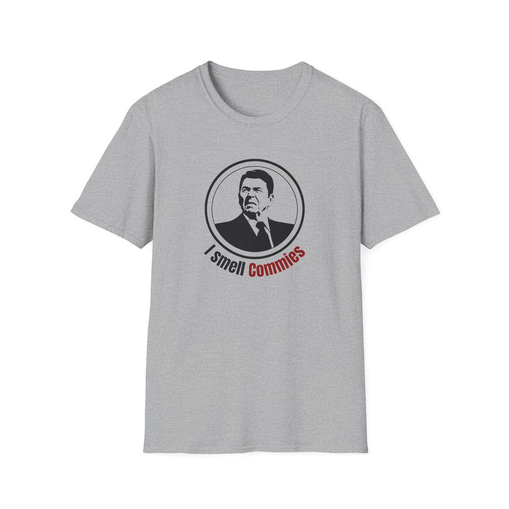 I Smell Commies Patriotic Humor T-Shirt | Funny Anti-Communism Graphic Tee | Vintage Patriotic Gift