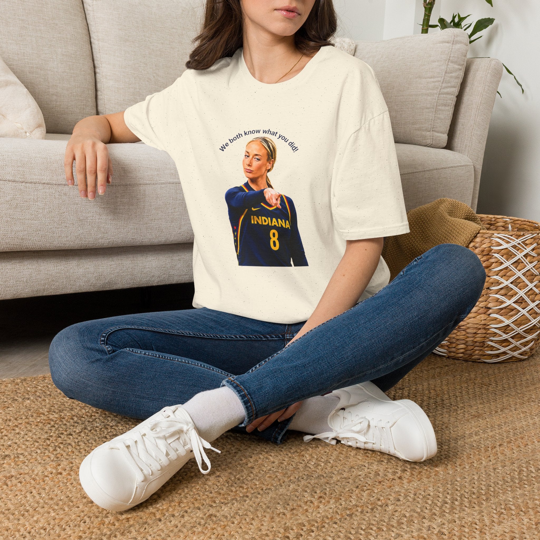 We Both Know What You Did! Funny Pointing Basketball Meme T-Shirt | Unisex Graphic Tee