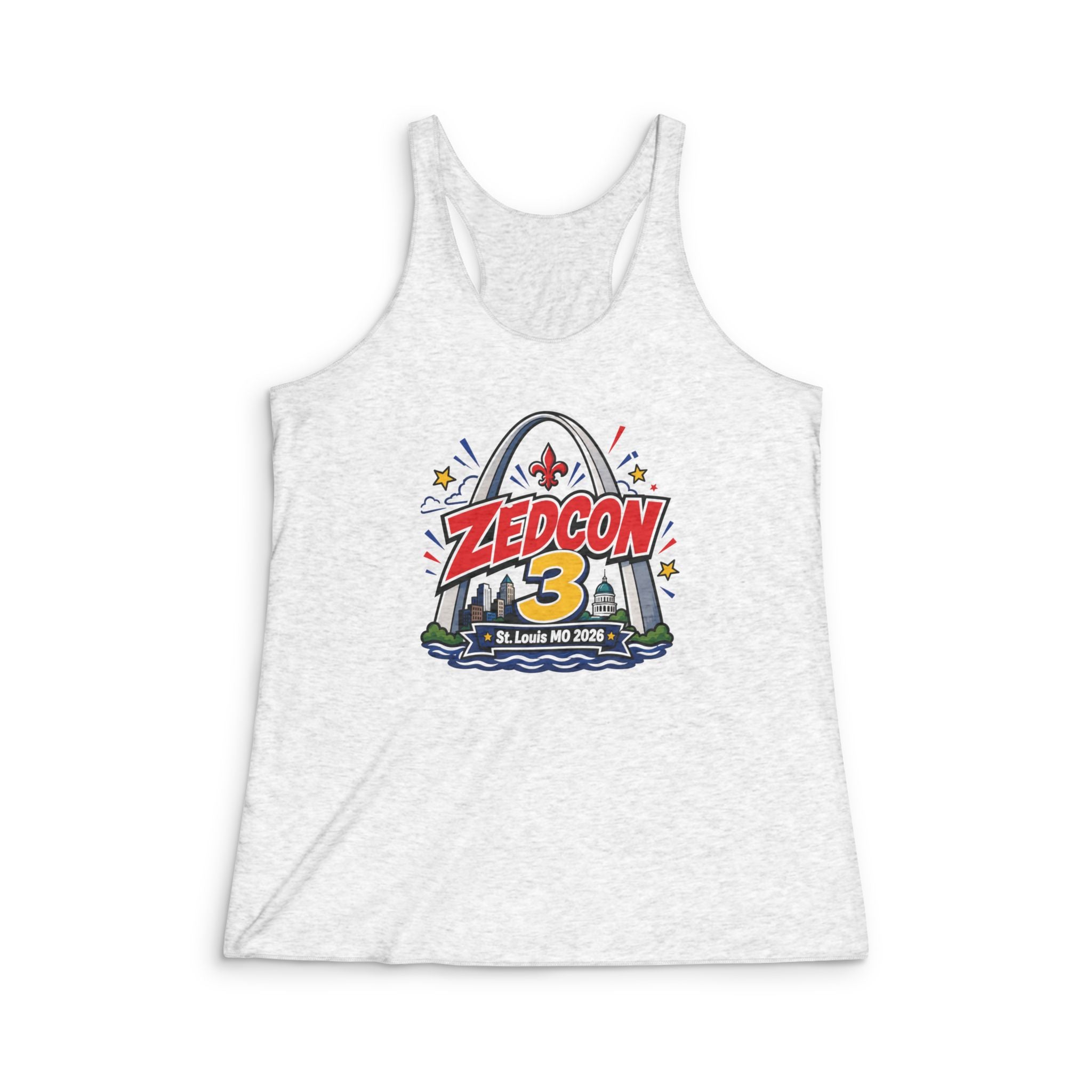 ZedCon 3 Racerback Tank — St. Louis Convention Graphic Tank Top