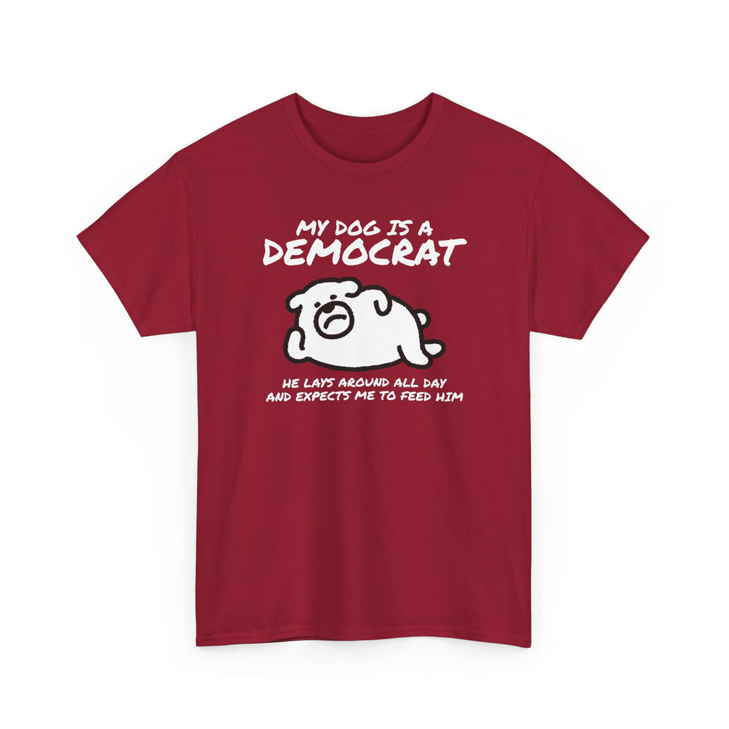 My Dog Is a Democrat Funny Dog T-Shirt