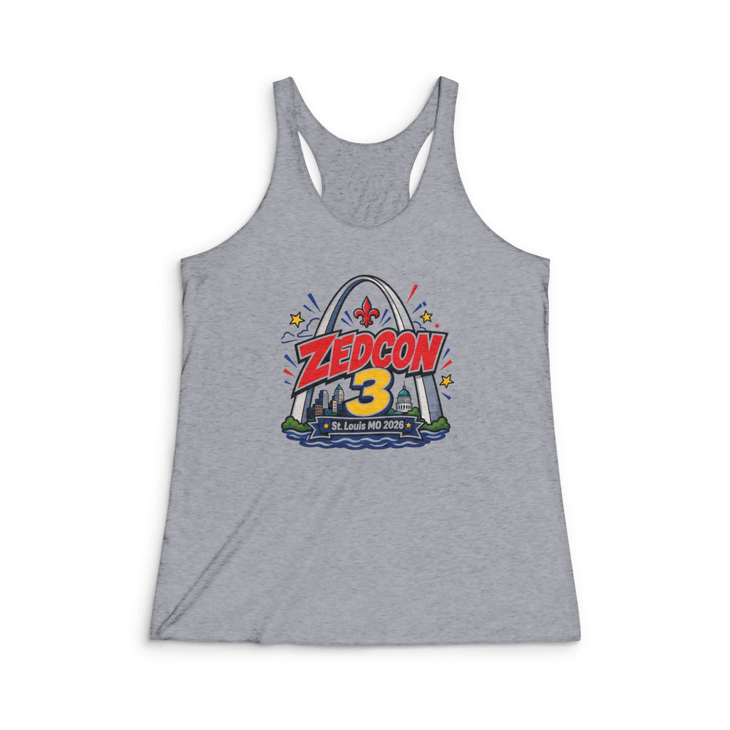 ZedCon 3 Racerback Tank — St. Louis Convention Graphic Tank Top