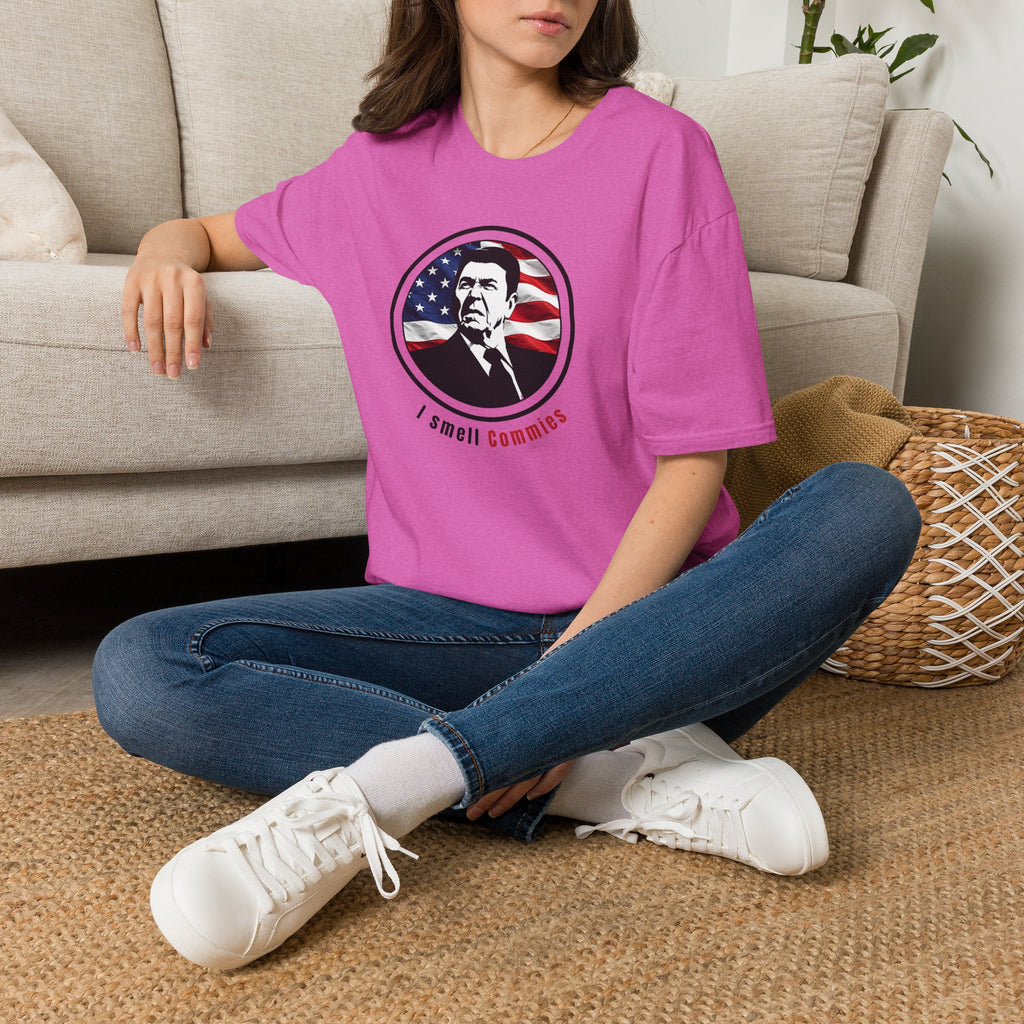 I Smell Commies – Reagan 250 Years Rocking Liberty Patriotic T-Shirt