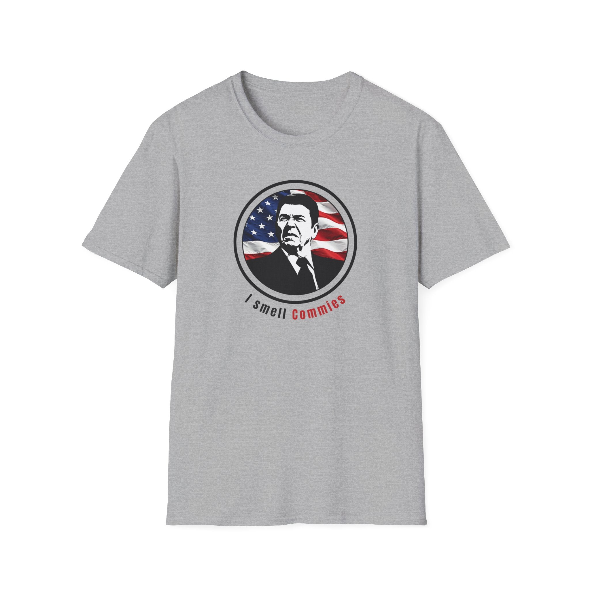 I Smell Commies – Reagan 250 Years Rocking Liberty Patriotic T-Shirt