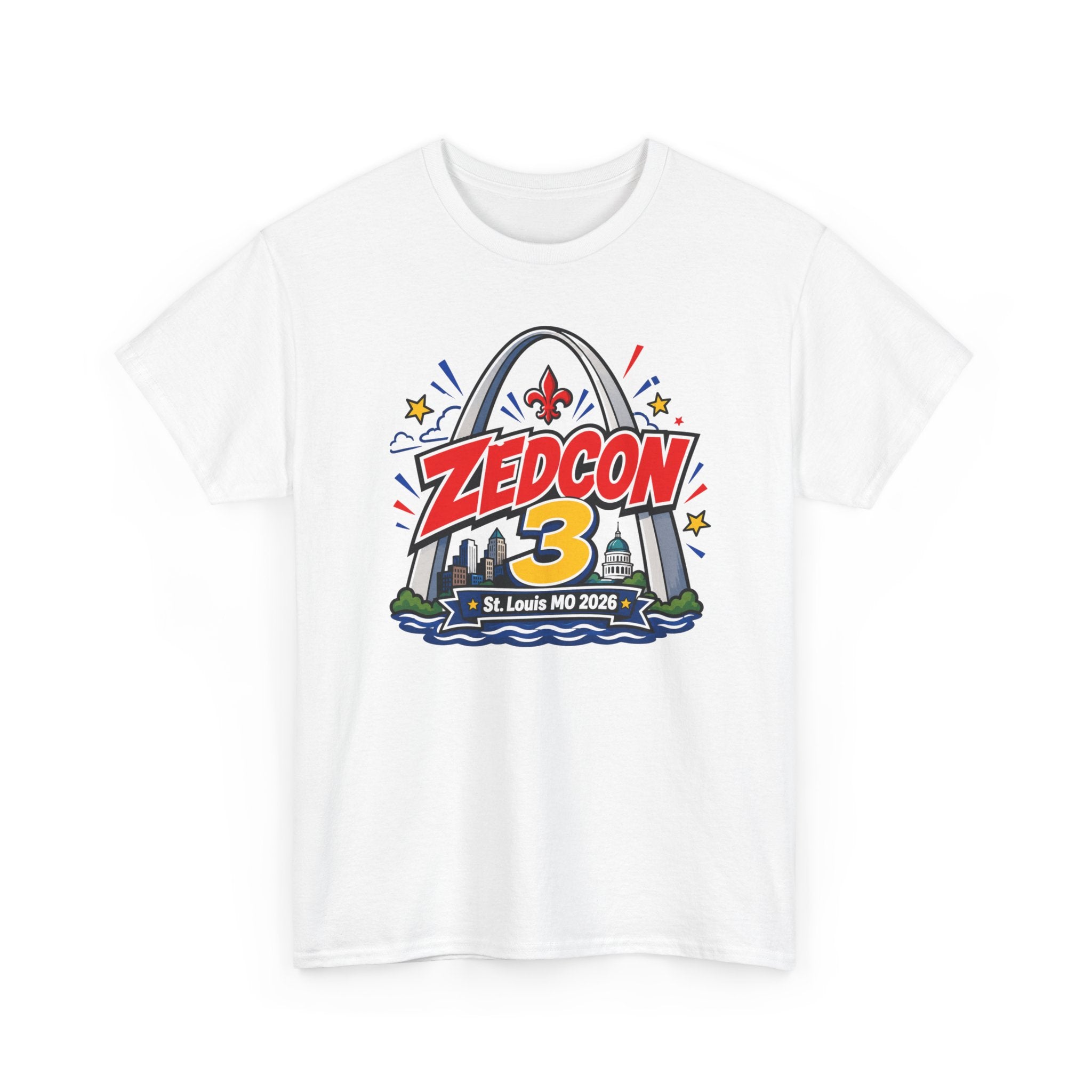 ZEDCON 3 Men's T-Shirt   St. Louis 2026 Gateway Arch Tee