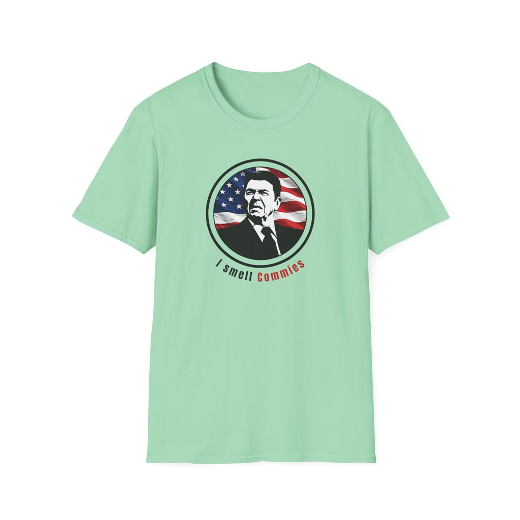 I Smell Commies – Reagan 250 Years Rocking Liberty Patriotic T-Shirt