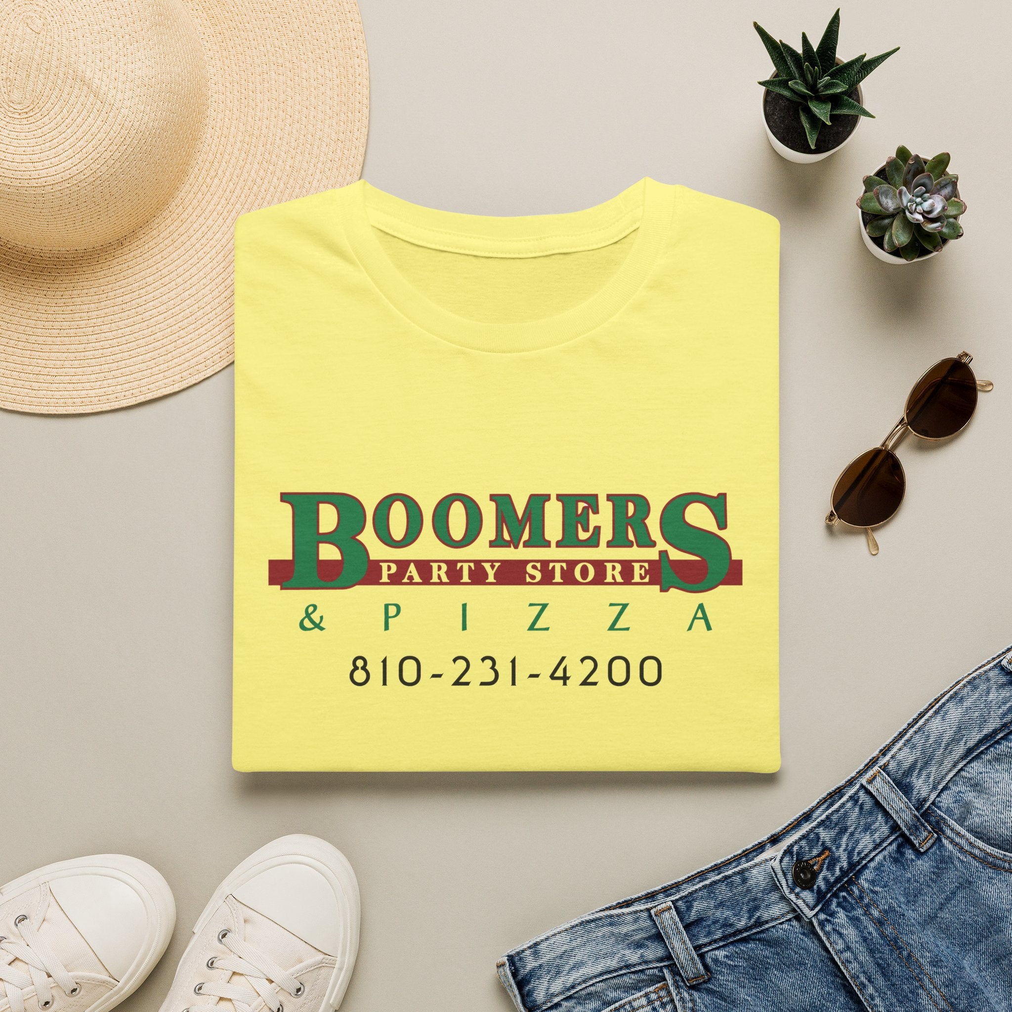 Boomers Party Store & Pizza – Small-Town Legend T-Shirt