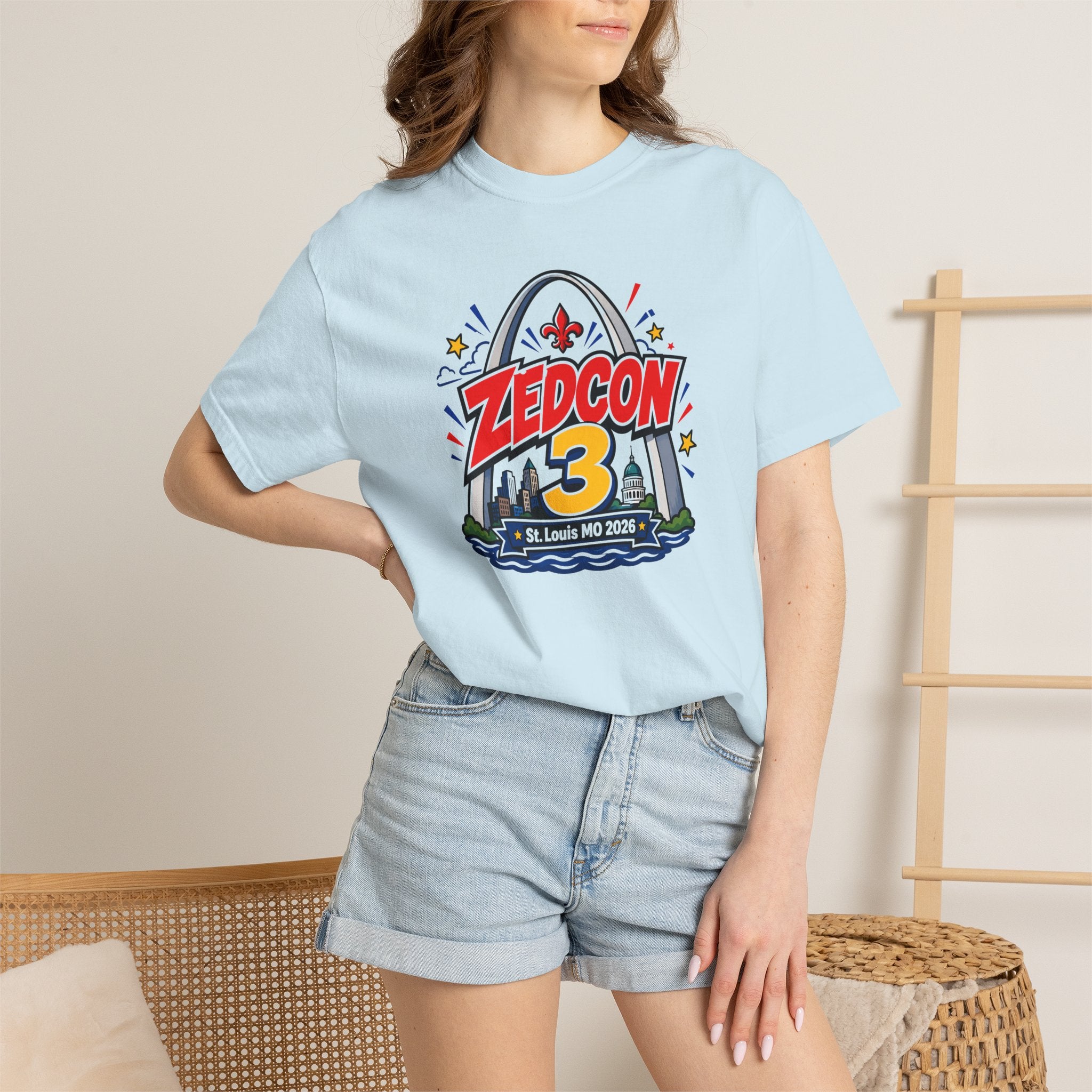 ZEDCON 3 Official Event Tee  St. Louis, MO 2026  Comfort Colors 1717