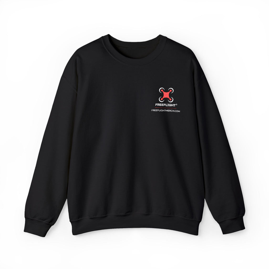 Free Flight Embroidered Logo Crewneck  Gildan 18000 Heavy Blend