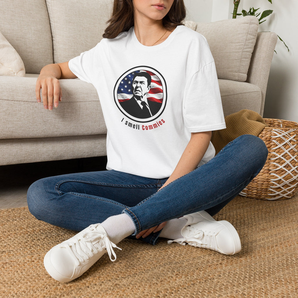 I Smell Commies – Reagan 250 Years Rocking Liberty Patriotic T-Shirt