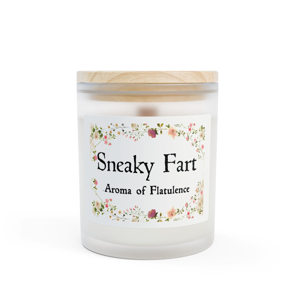 Sneaky Fart Candle – Funny Gag Gift | Blackberry Vanilla Wooden Wick Candle | Coconut Soy Wax for White Elephant & Birthdays