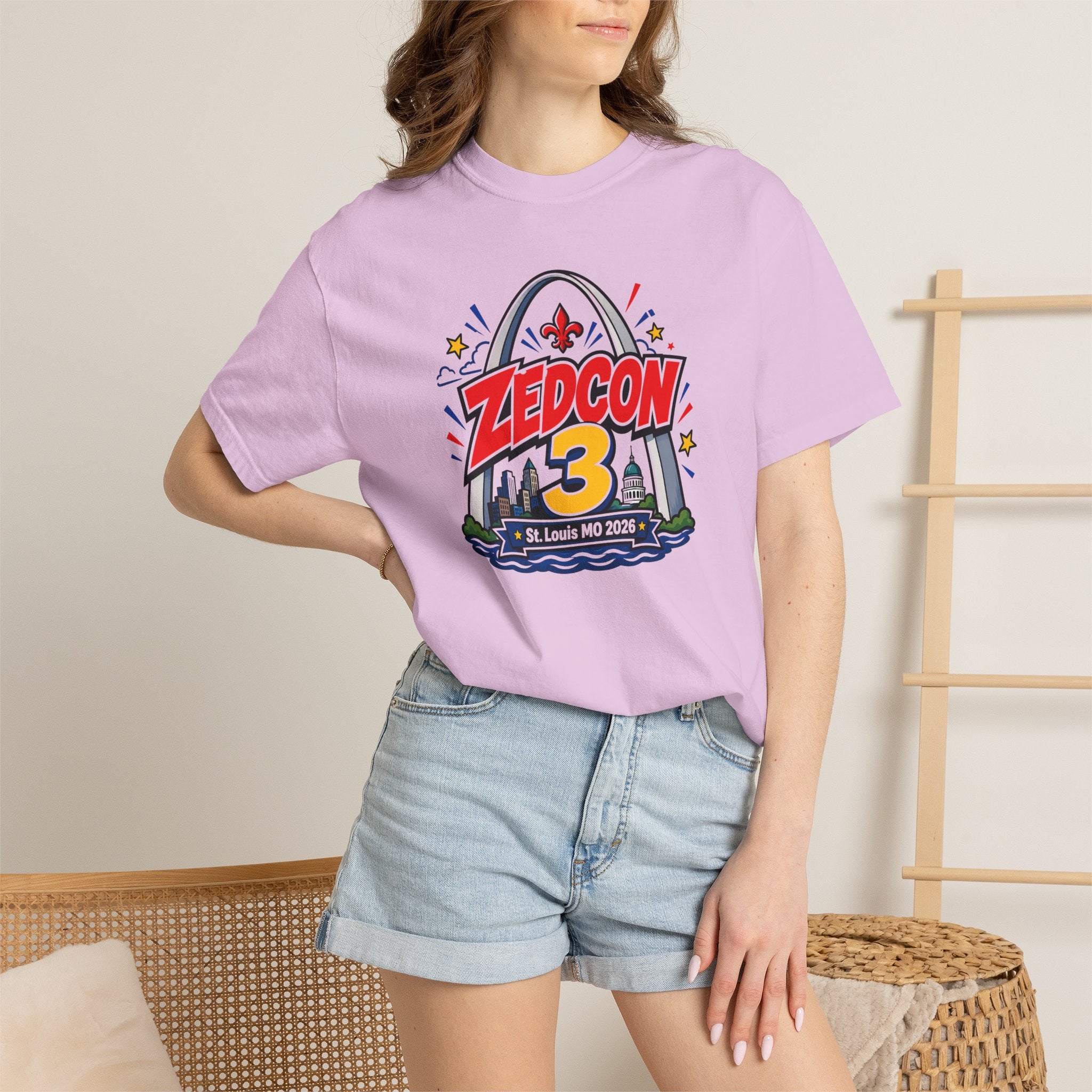 ZEDCON 3 Official Event Tee  St. Louis, MO 2026  Comfort Colors 1717