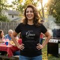 Saved by Grace, Not by Works  Ephesians 2:8 Christian T-Shirt  Comfort Colors 1717 Faith Tee
