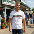 Boomers Party Store & Pizza T-Shirt – Local Pizza Establishment Tee | Retro Beer & Pizza Party Store Merch | Hometown Favorite