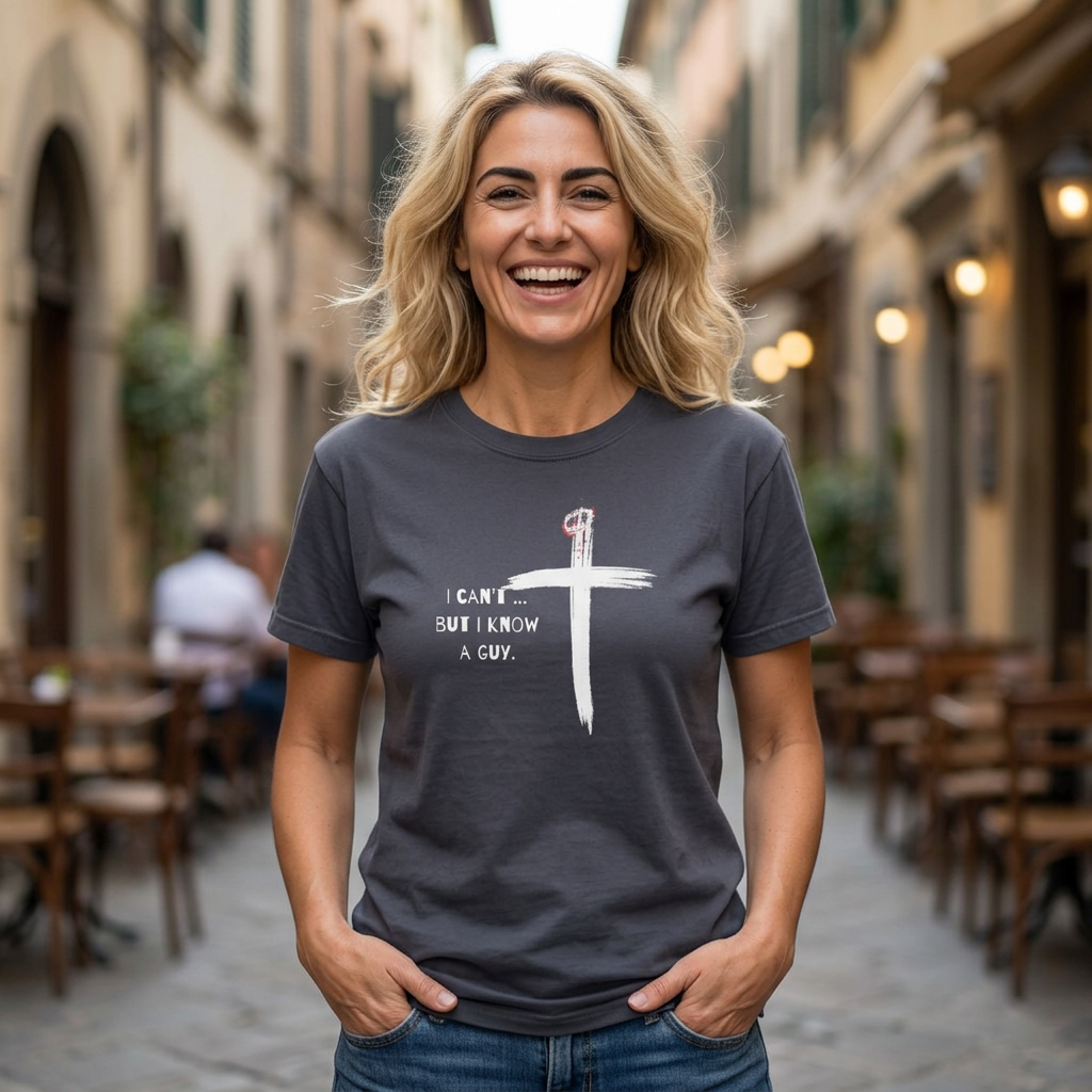 I Can't But I Know a Guy — Christian T-Shirt