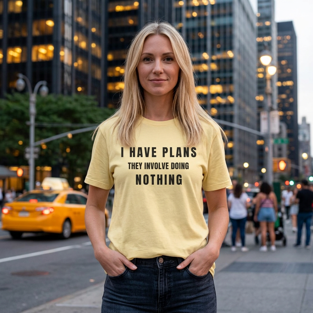I Have Plans They Involve Doing Nothing | Comfort Colors Tee