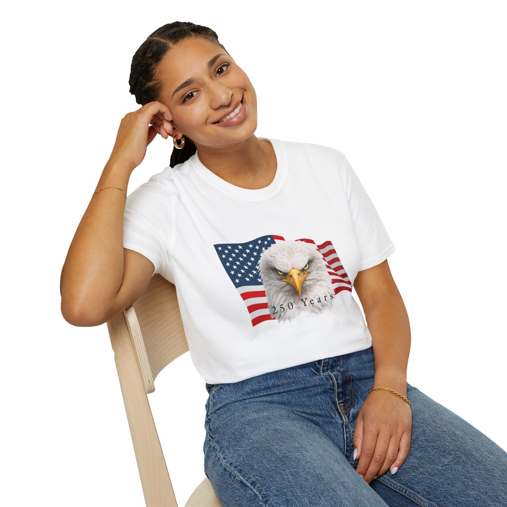250 Years — American Eagle Patriotic Graphic Tee