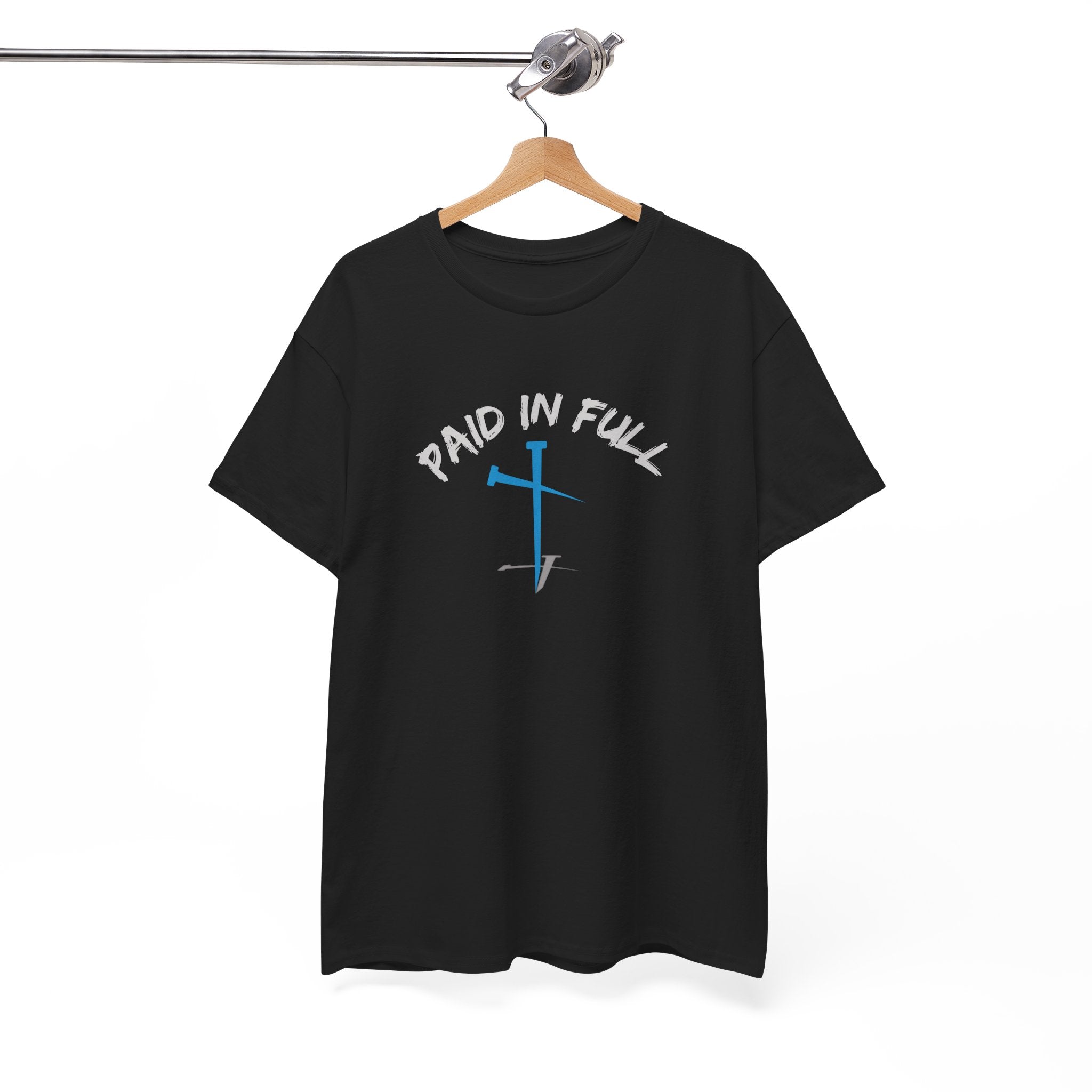 Paid In Full Christian Cross Graphic Tee