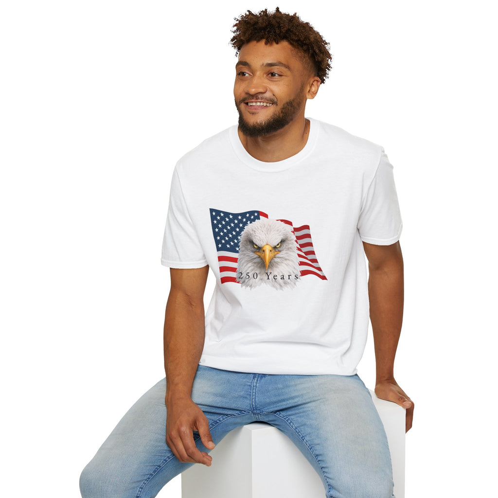 250 Years — American Eagle Patriotic Graphic Tee