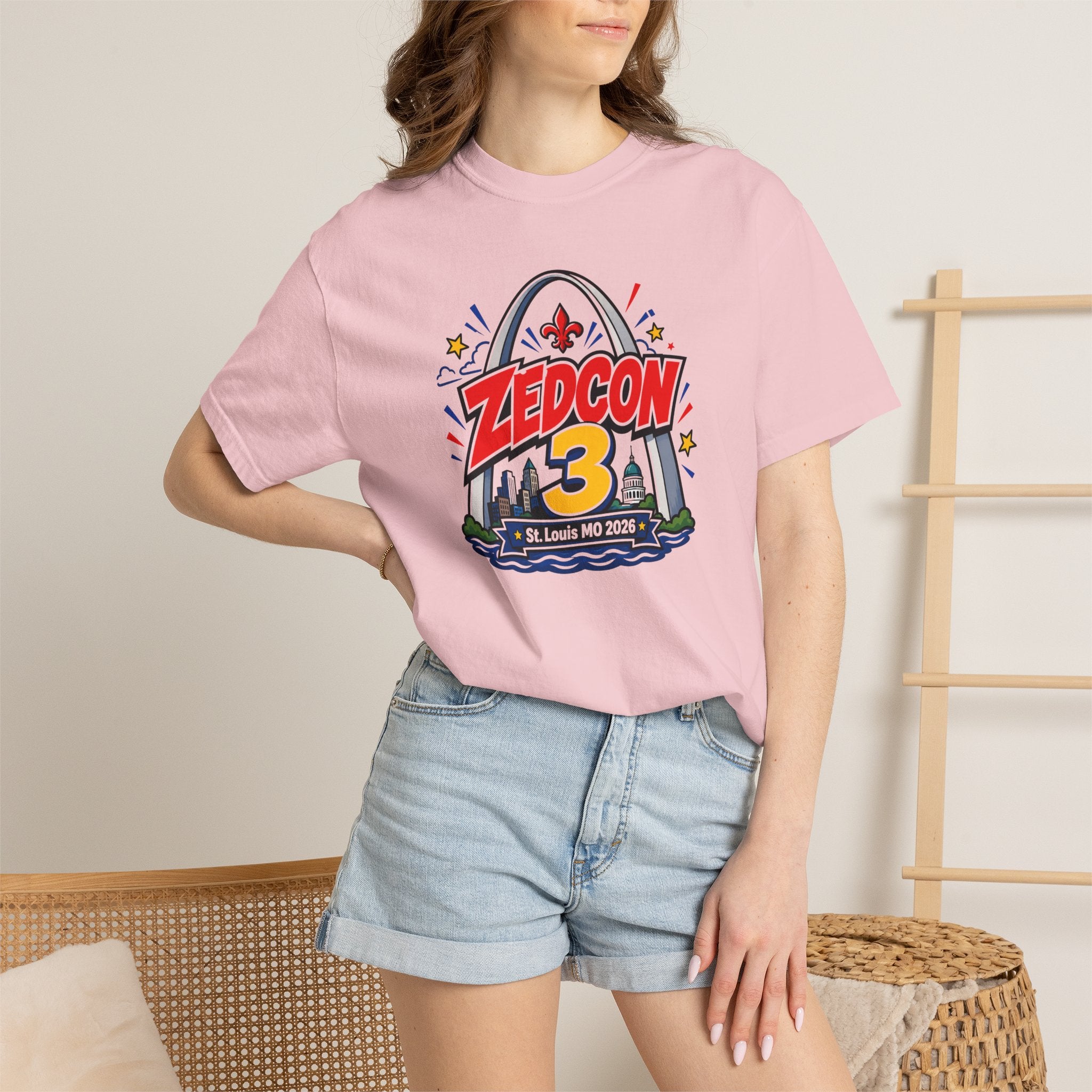 ZEDCON 3 Official Event Tee  St. Louis, MO 2026  Comfort Colors 1717