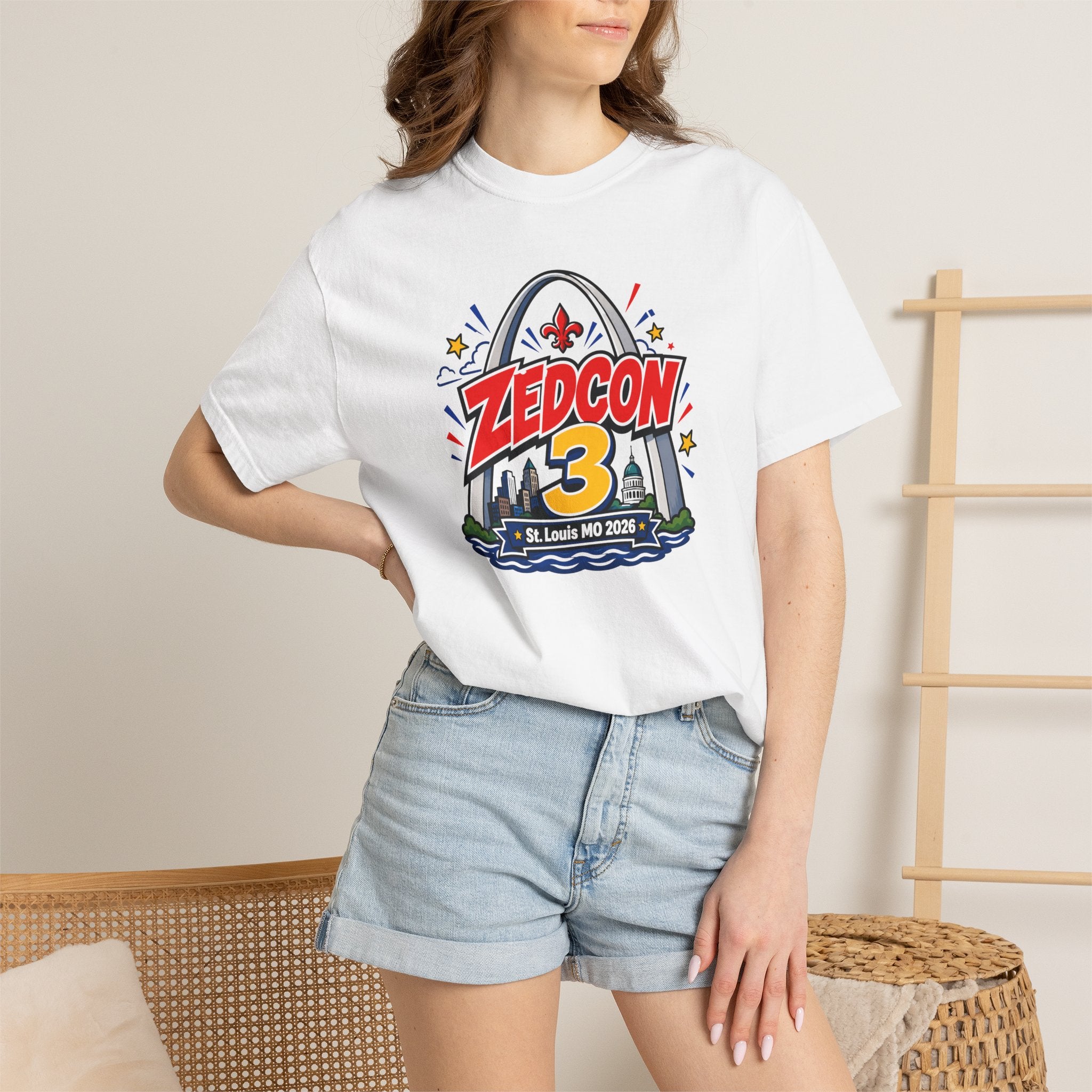 ZEDCON 3 Official Event Tee  St. Louis, MO 2026  Comfort Colors 1717