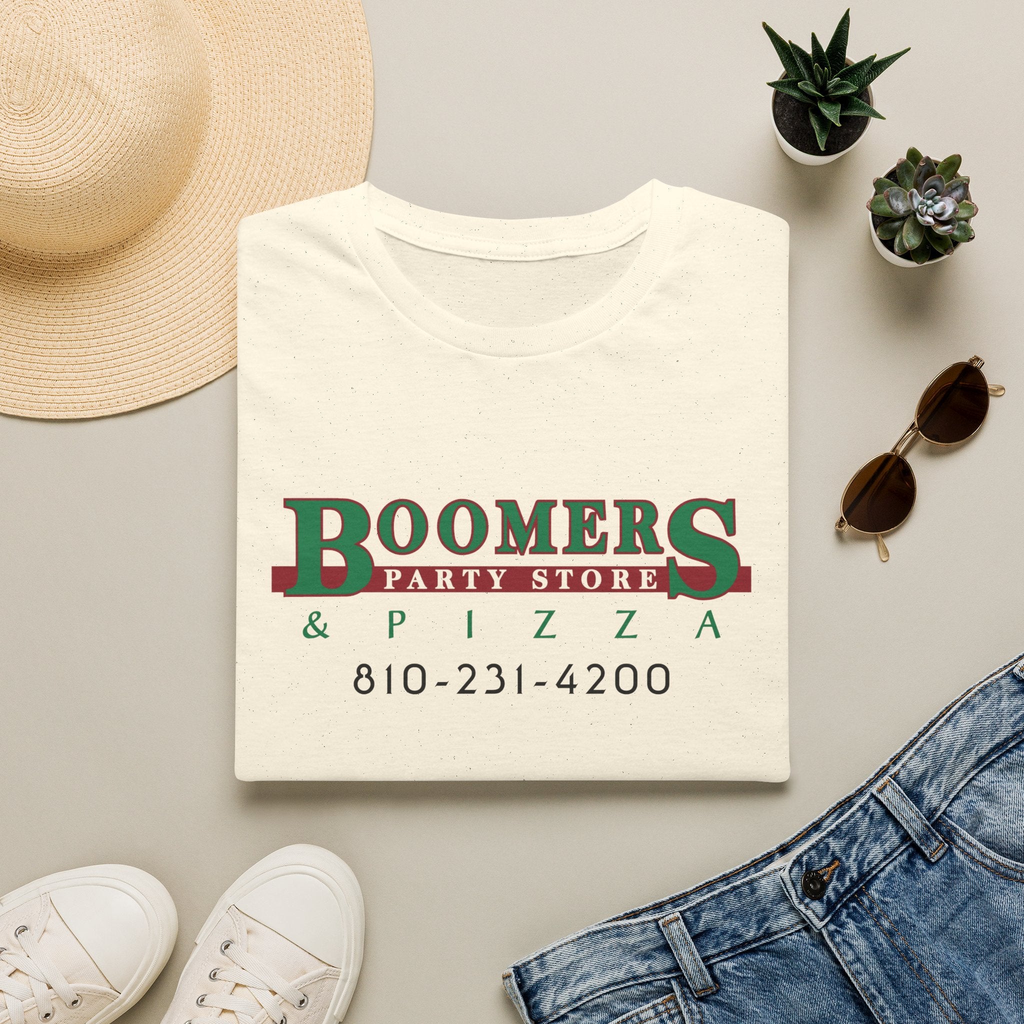 Boomers Party Store & Pizza – Small-Town Legend T-Shirt