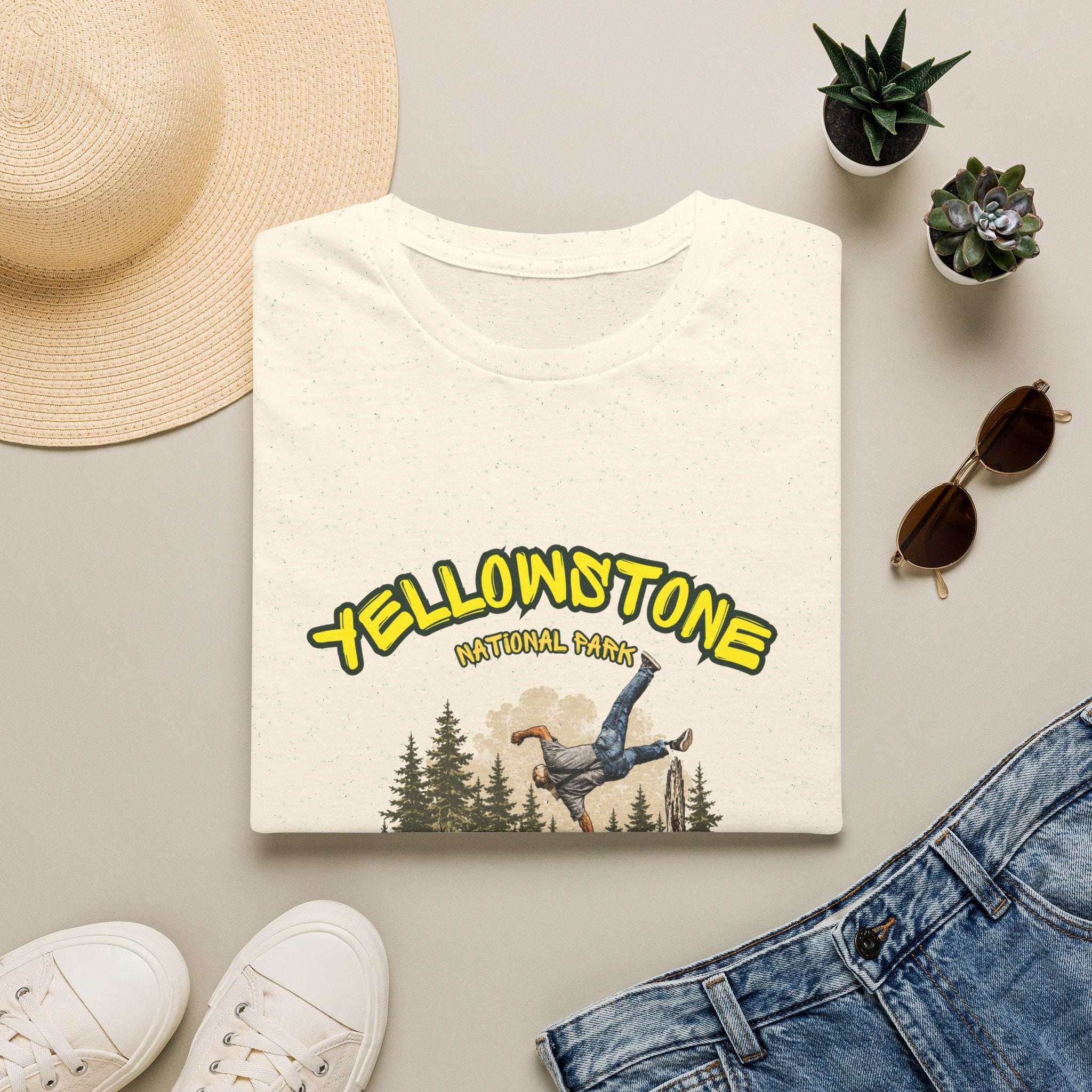 Yellowstone National Park Funny Bison T-Shirt | Do Not Pet the Fluffy Cows | National Park Humor Tee | Wildlife Safety Shirt | Tourist Gift