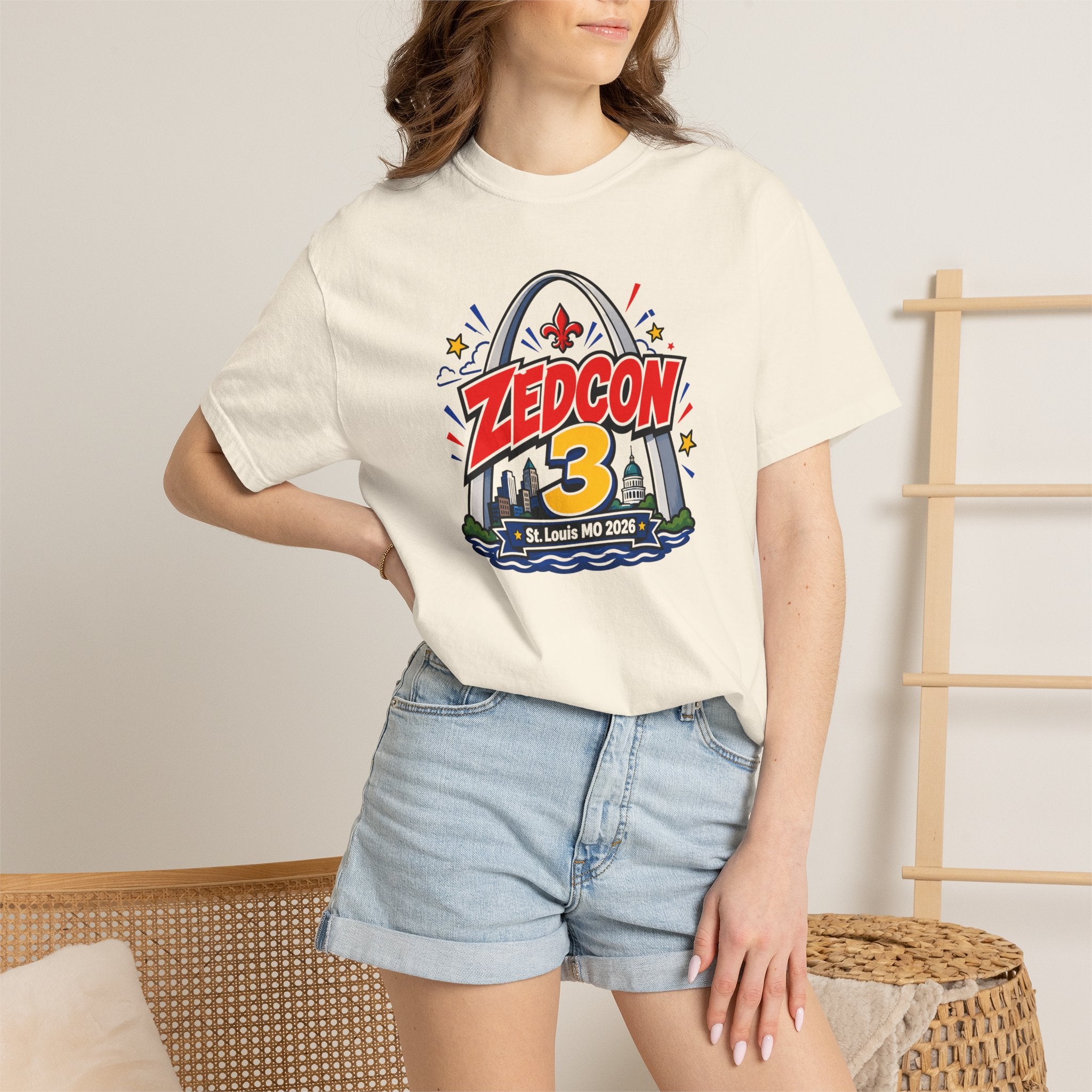 ZEDCON 3 Official Event Tee  St. Louis, MO 2026  Comfort Colors 1717