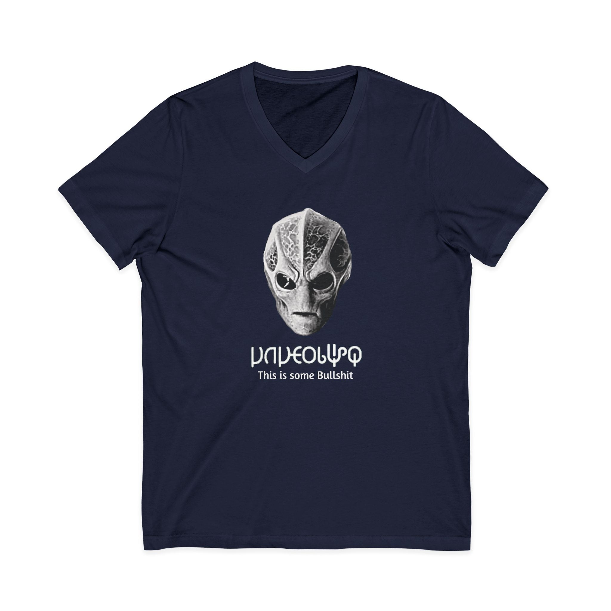 This Is Some Bullsh*t  Alien Graphic V-Neck Tee