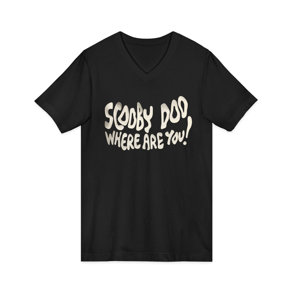 Scooby Doo, where are you! Unisex Jersey Short Sleeve V-Neck Tee