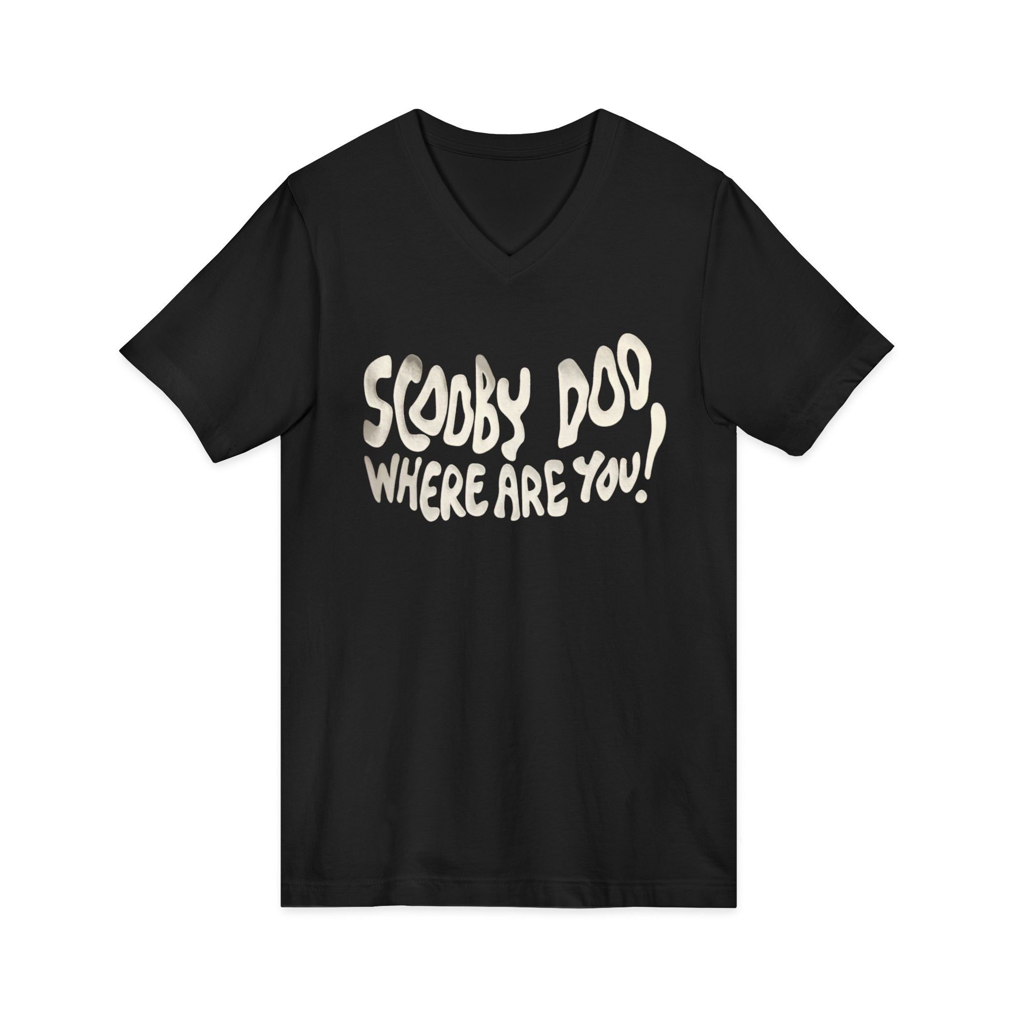 Scooby Doo, where are you! Unisex Jersey Short Sleeve V-Neck Tee
