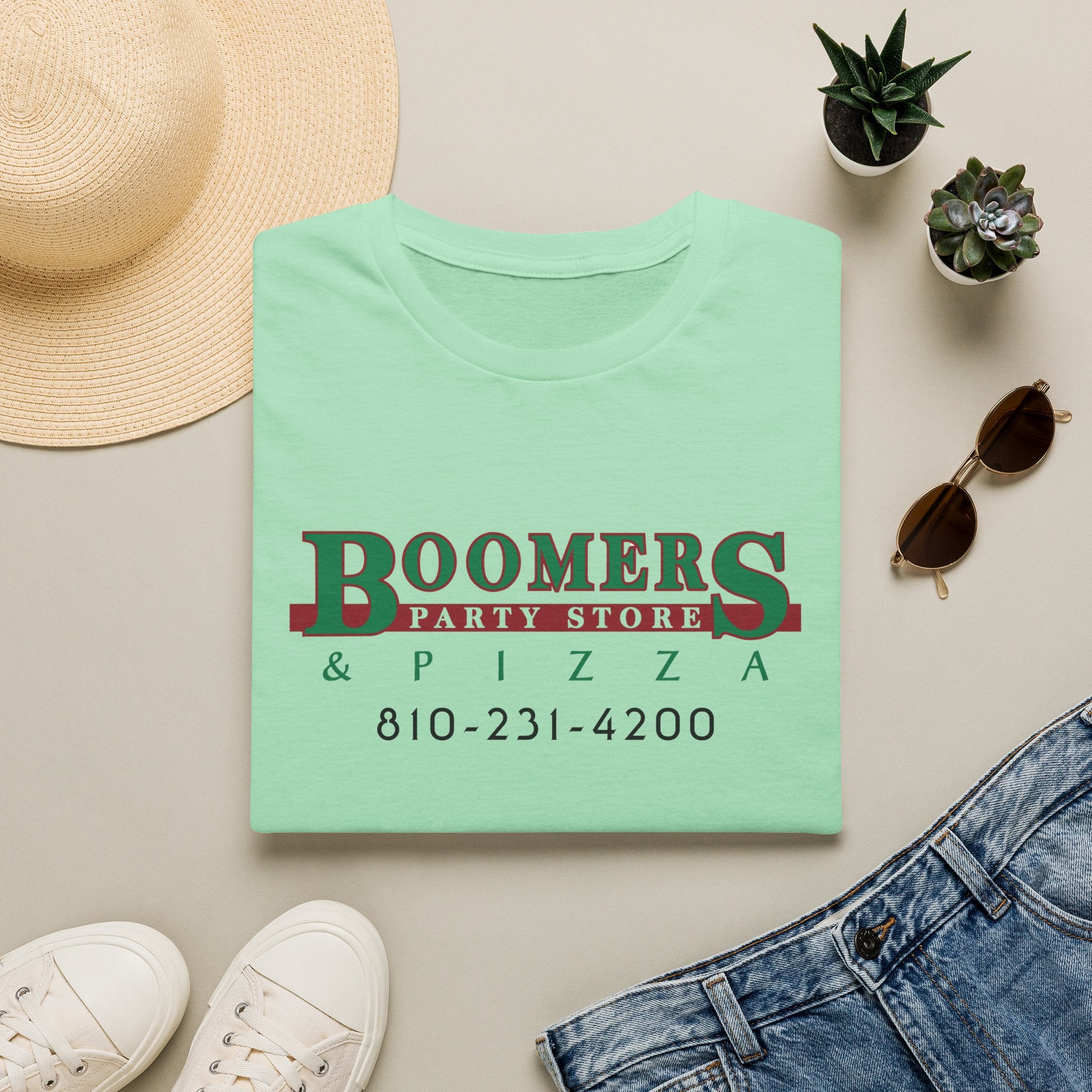 Boomers Party Store & Pizza – Small-Town Legend T-Shirt