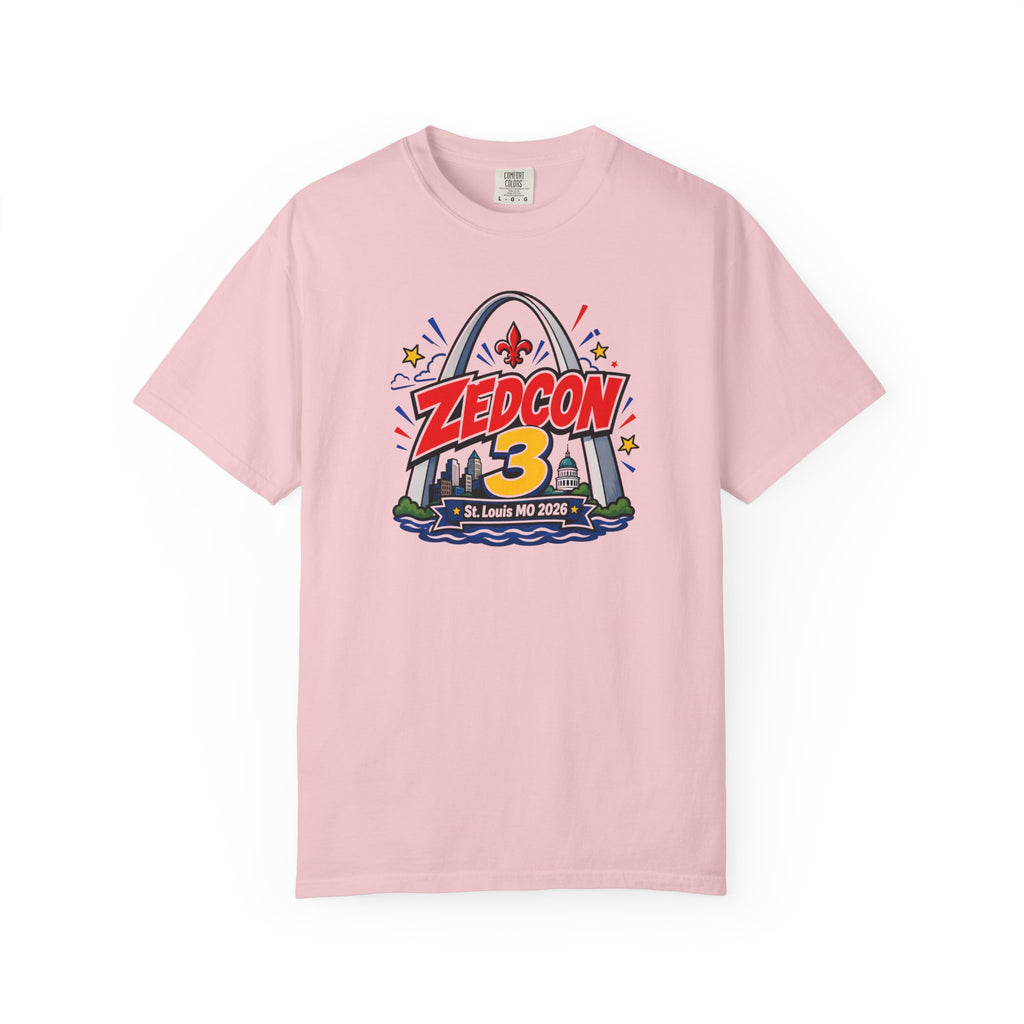 ZEDCON 3 Official Event Tee  St. Louis, MO 2026  Comfort Colors 1717
