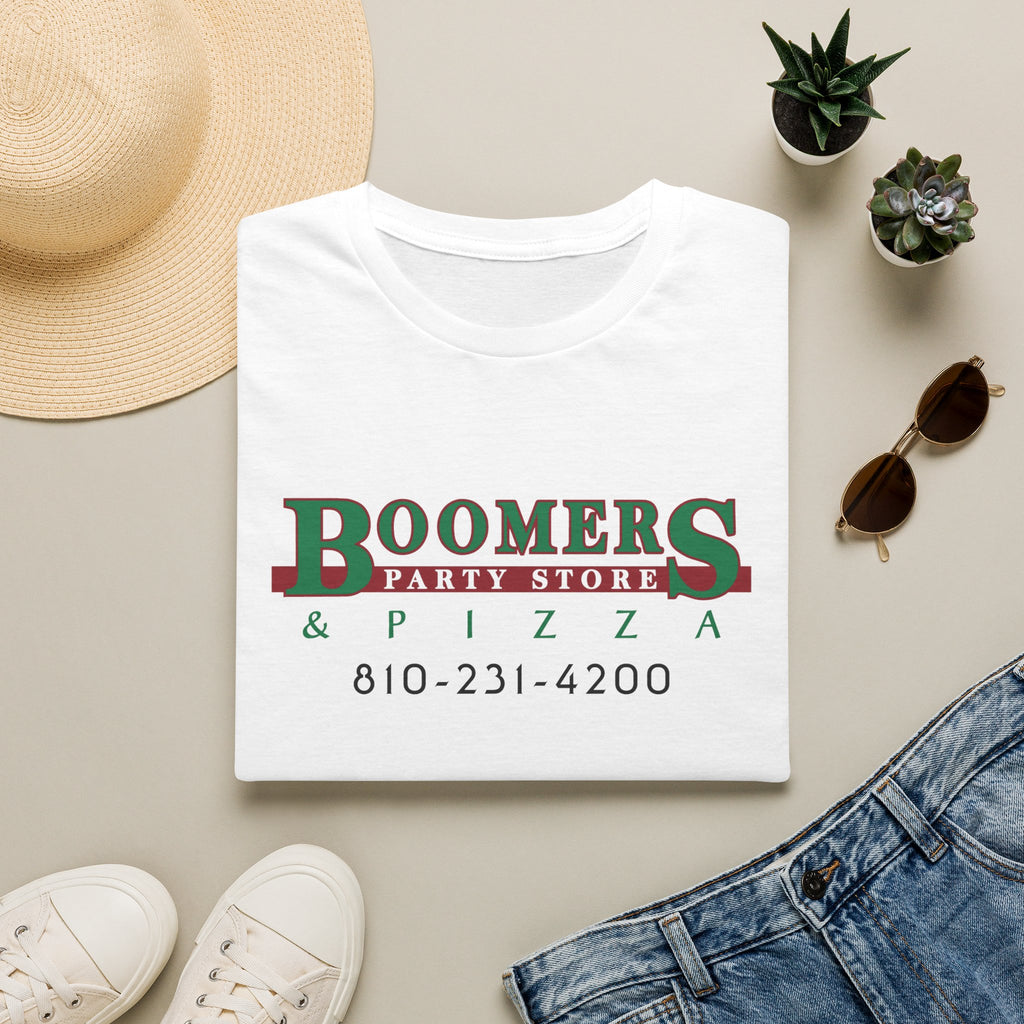Boomers Party Store & Pizza – Small-Town Legend T-Shirt